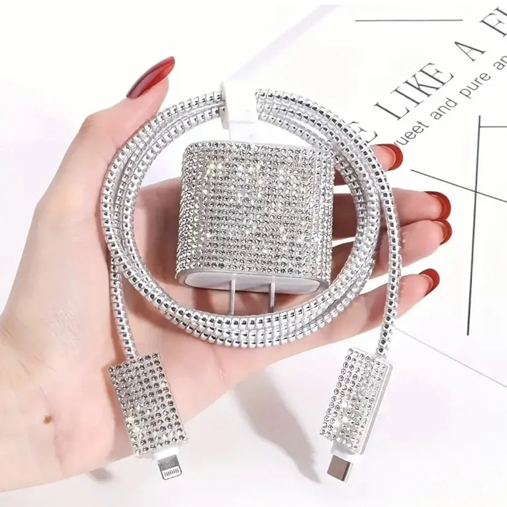 Brand New Sparkling 5pcs. Charger Protection Set